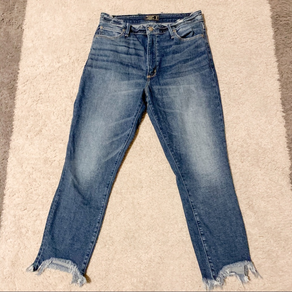 Abercrombie + Fitch Simone High Rise Ankle Jean